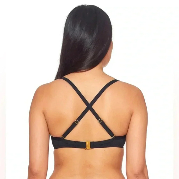 Bleu Rod Beattie Underwired Bikini Top Size 36D and Hipster Sarong Bottom Sz 10 - Picture 3 of 9